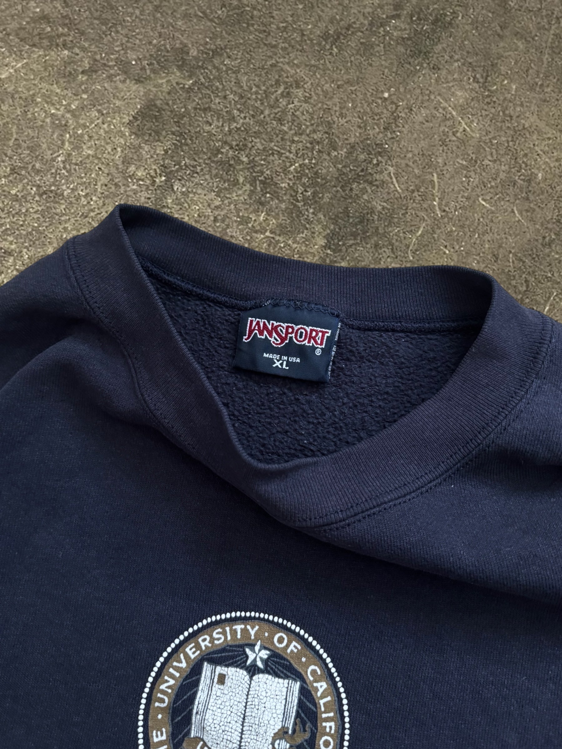 VINTAGE 90S NAVY JANSPORT SWEATSHIRT