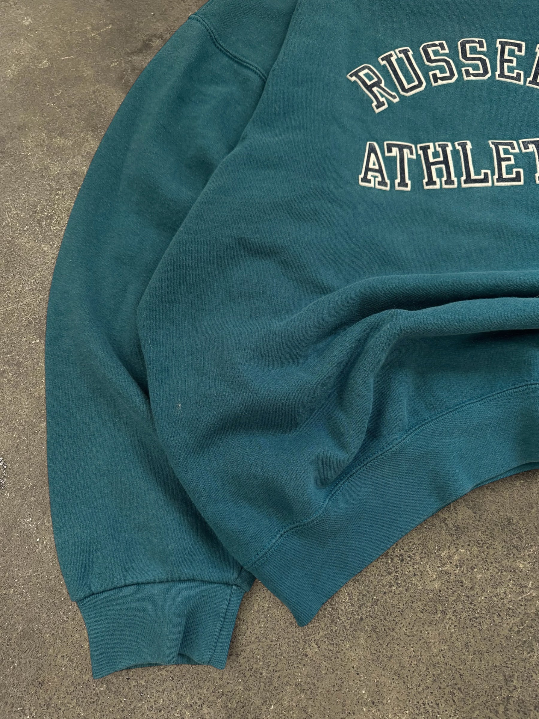 VINTAGE RUSSELL TURQUOISE SWEATSHIRT