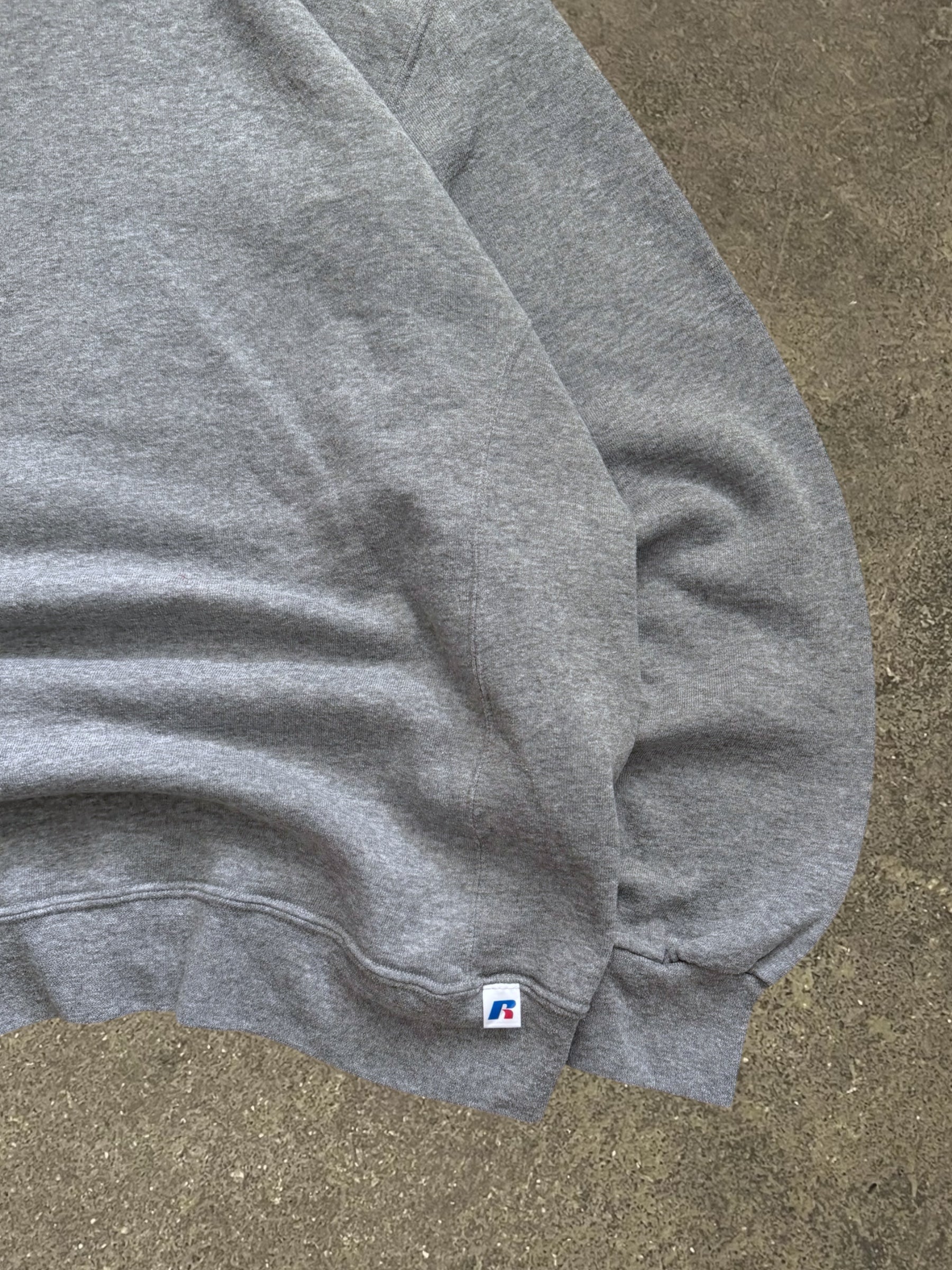 VINTAGE GREY RUSSELL ATHLETIC BLANK SWEATSHIRT