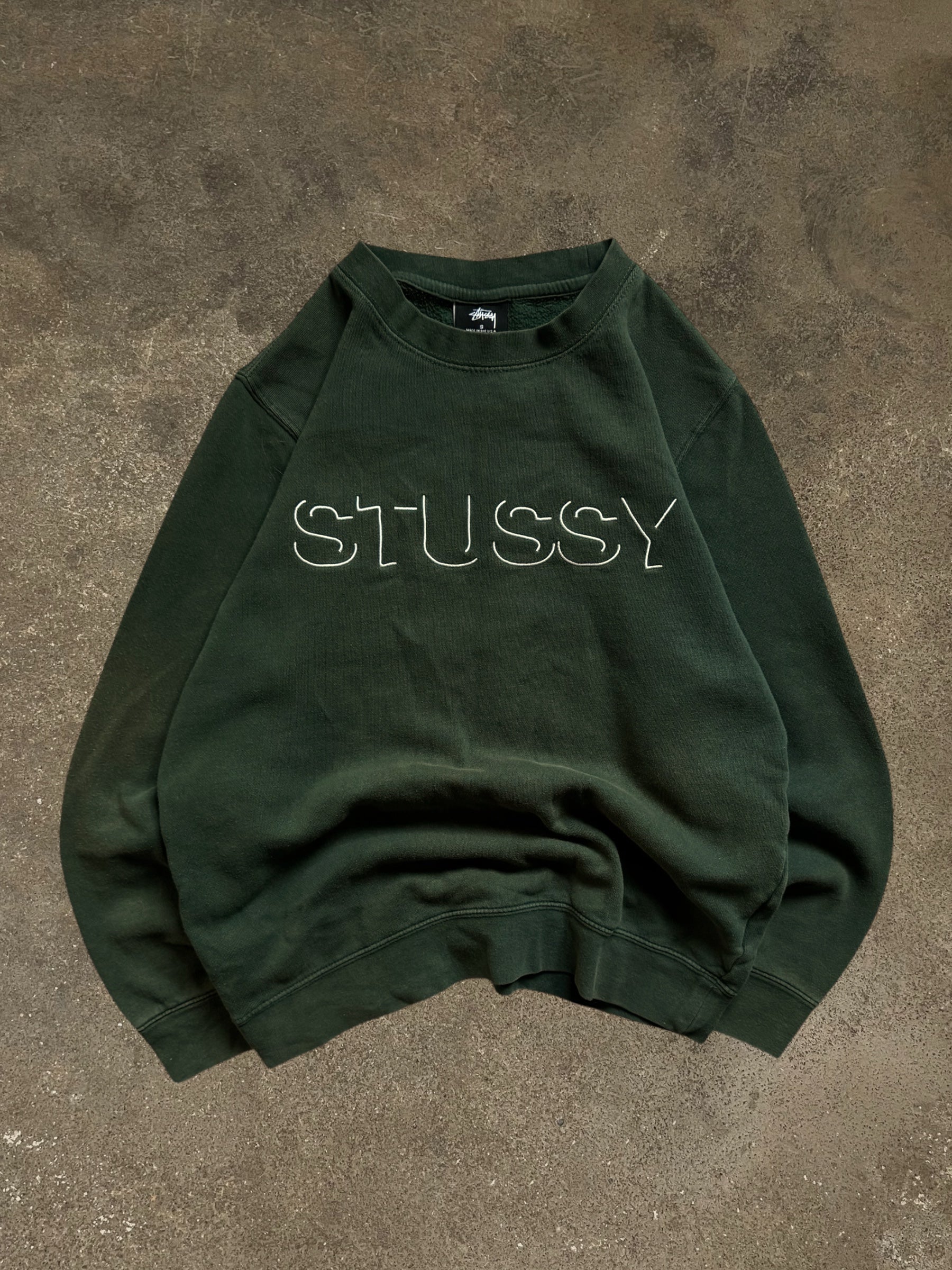 STÜSSY SHADOW APPLIQUE SWEATSHIRT