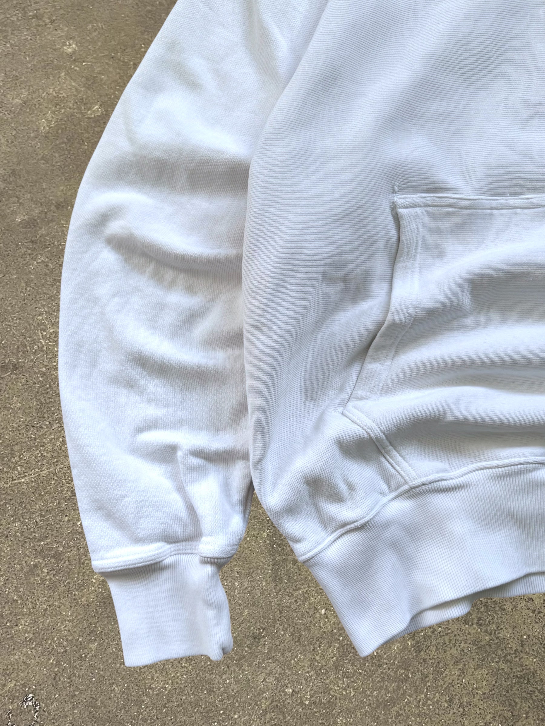 STÜSSY WHITE BASIC LOGO HOODIE