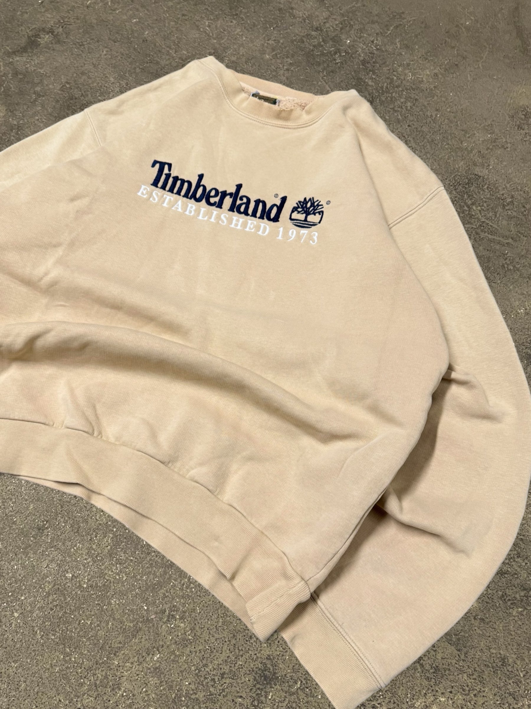 VINTAGE TIMBERLAND BEIGE SWEATSHIRT
