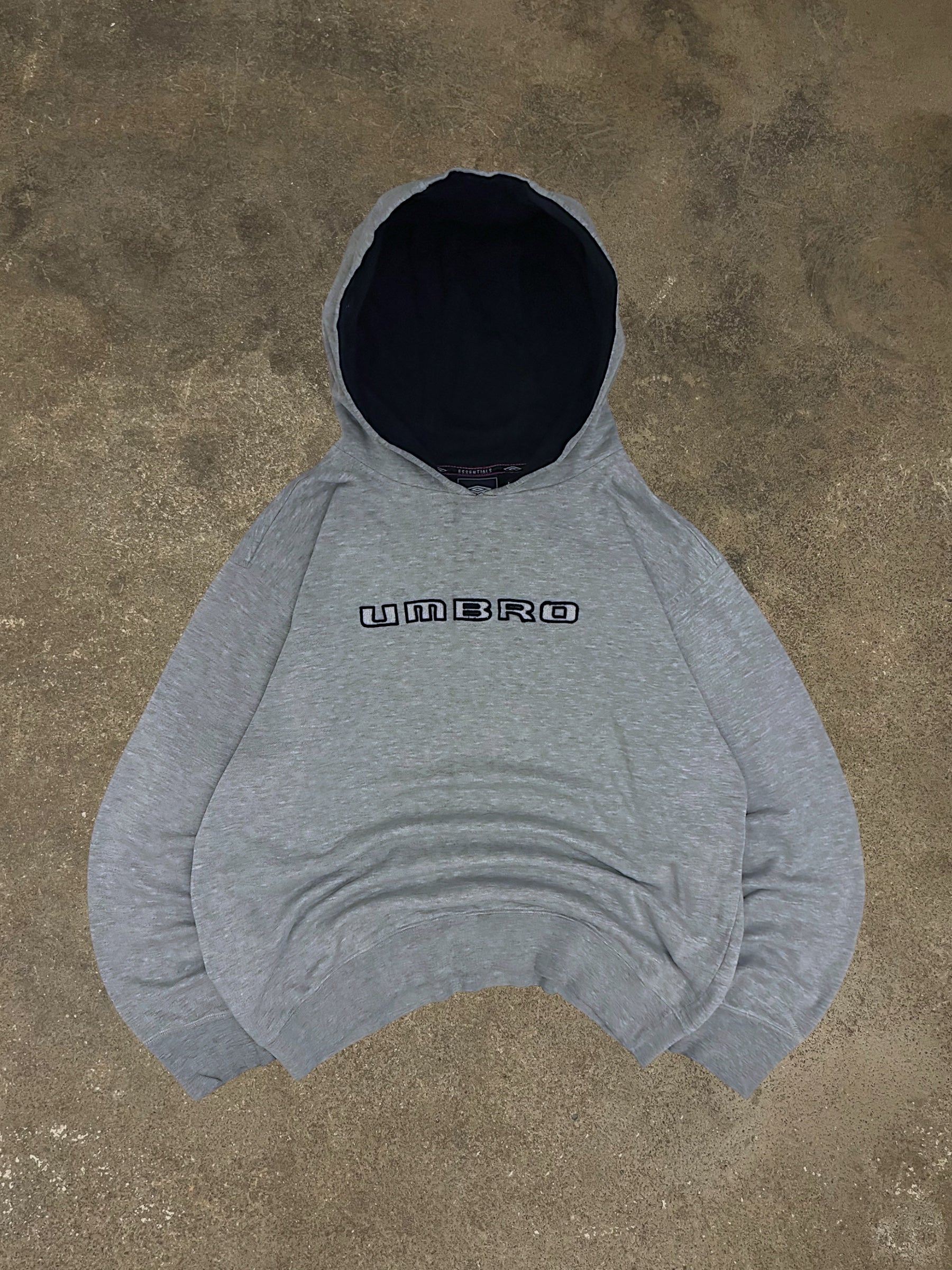 VINTAGE GREY UMBRO HOODIE