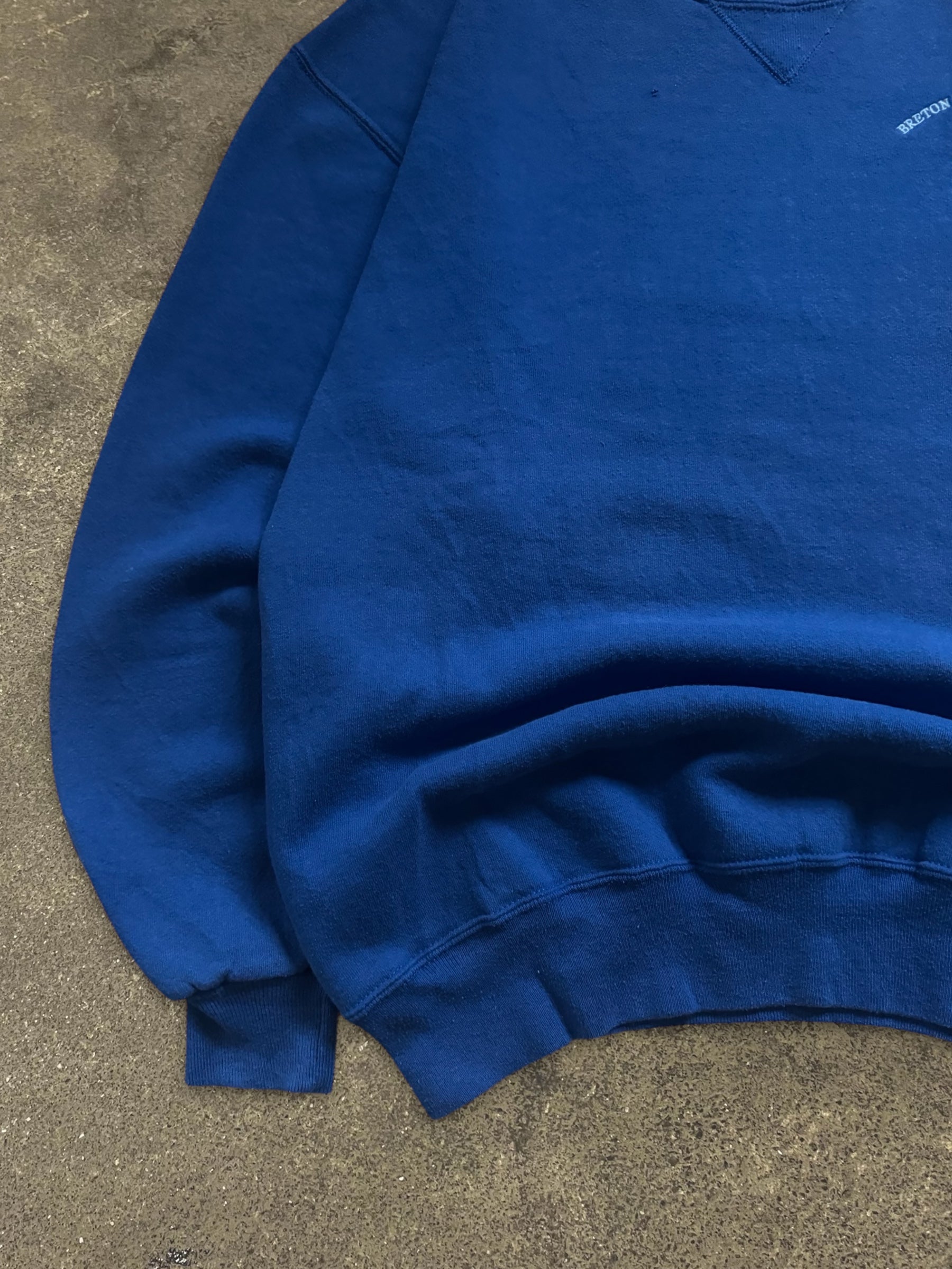 VINTAGE RUSSELL BLUE SWEATSHIRT, MADE IN U.S.A